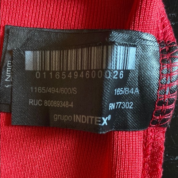 Zara Red Blouse Elegant Panty Blouse - Picture 6 of 8